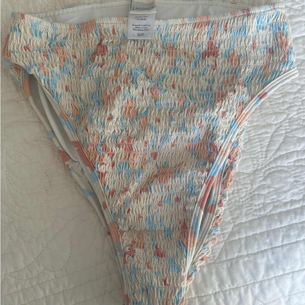NWOT L space high waisted swim bottoms